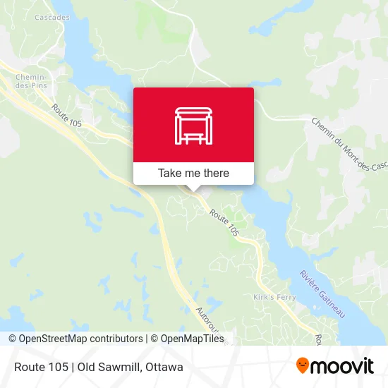 Route 105 | Old Sawmill map
