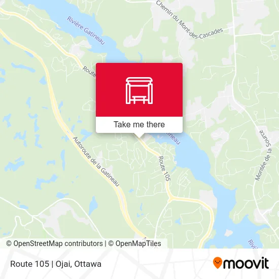 Route 105 | Ojai map