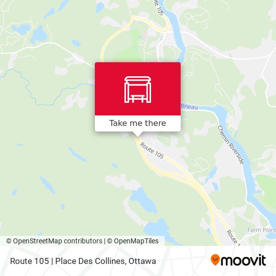 Route 105 | Place Des Collines plan