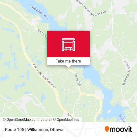 Route 105 | Williamson map