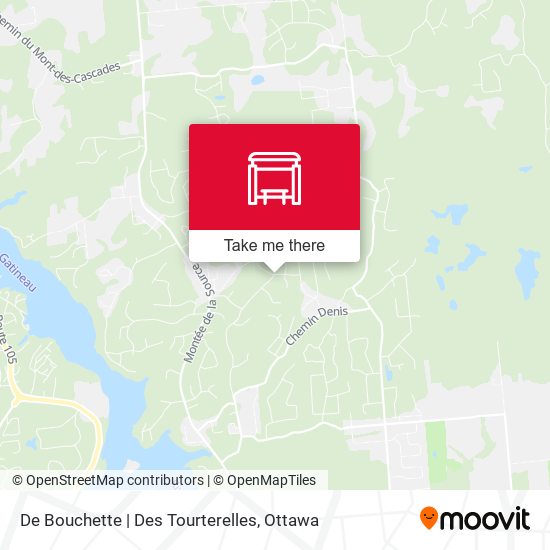 De Bouchette | Des Tourterelles map