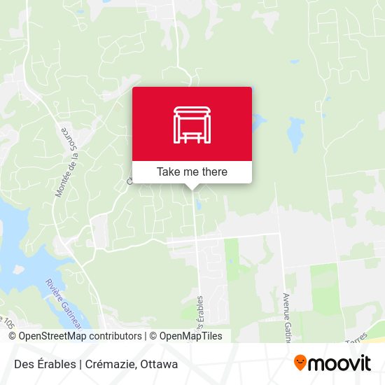 Des Érables | Crémazie map