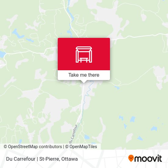 Du Carrefour | St-Pierre map