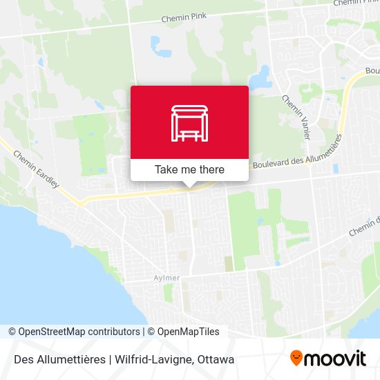 Des Allumettières | Wilfrid-Lavigne map