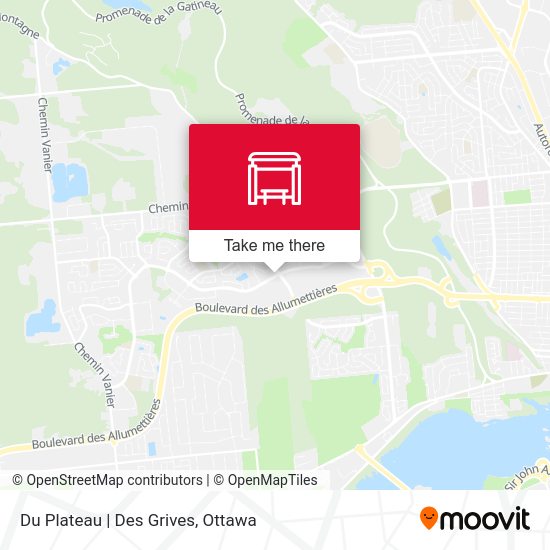 Du Plateau | Des Grives map