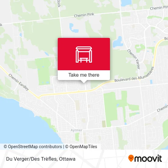 Du Verger/Des Trèfles map