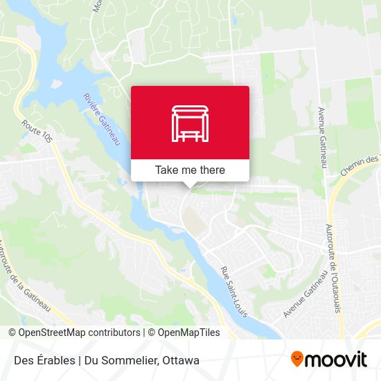 Des Érables | Du Sommelier plan