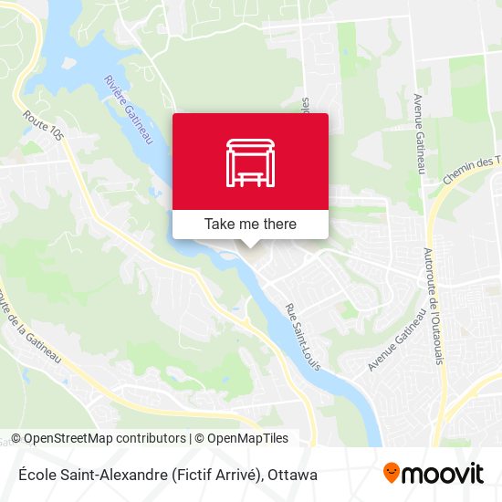 École Saint-Alexandre (Fictif Arrivé) map