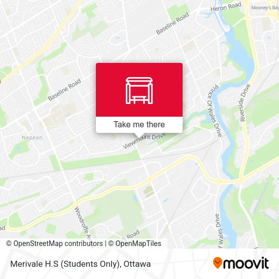 Merivale H.S (Students Only) map