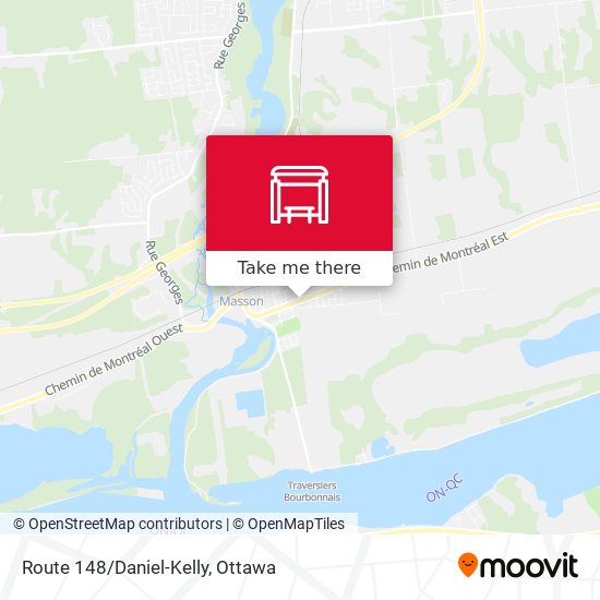 Route 148/Daniel-Kelly map