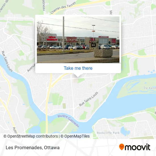 Les Promenades map