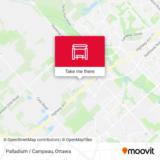 Palladium / Campeau map