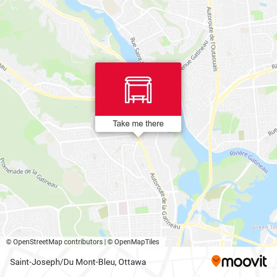 Saint-Joseph/Du Mont-Bleu map