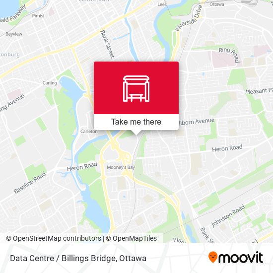Data Centre / Billings Bridge map