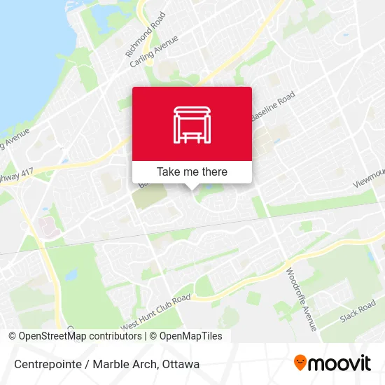 Centrepointe / Marble Arch map