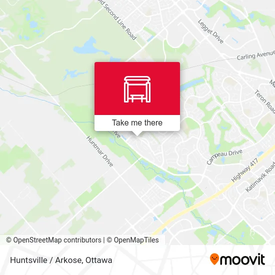 Huntsville / Arkose map