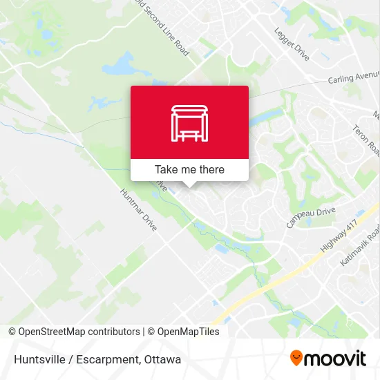 Huntsville / Escarpment map