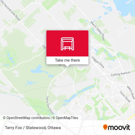 Terry Fox / Statewood map