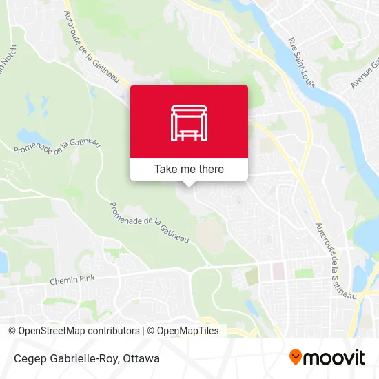 Cegep Gabrielle-Roy map