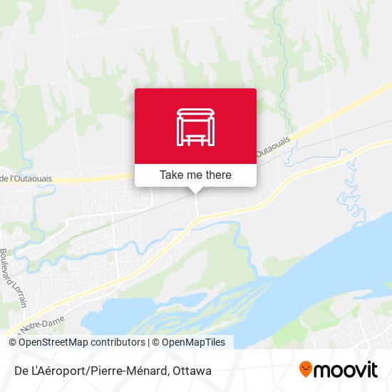 De L'Aéroport/Pierre-Ménard map