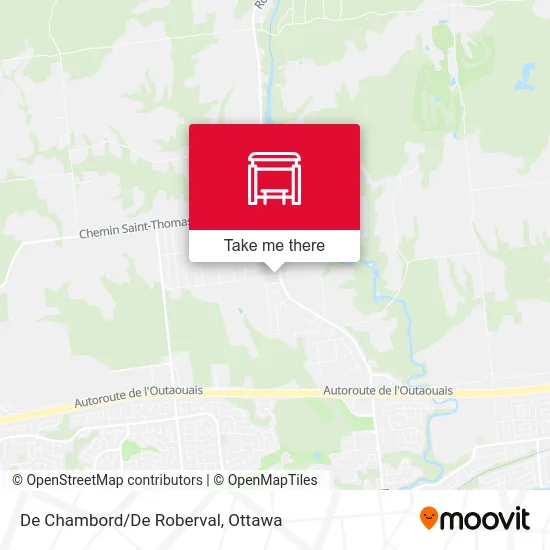 De Chambord/De Roberval map