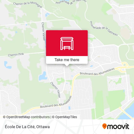 École De La Cité map