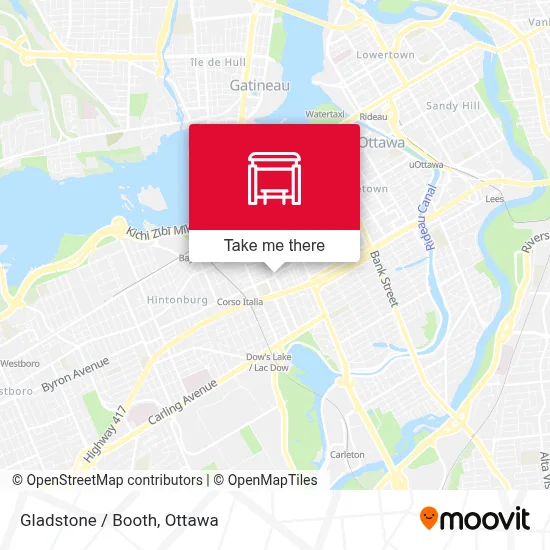 Gladstone / Booth map
