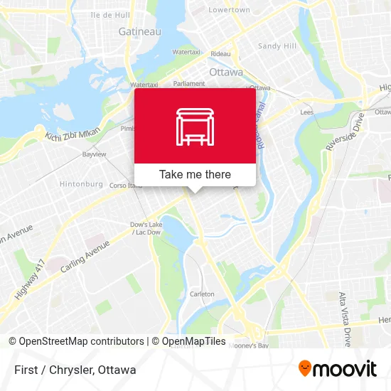 First / Chrysler map