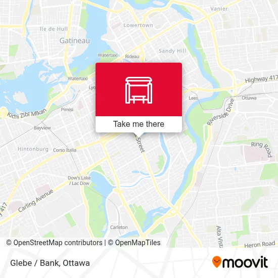 Glebe / Bank map