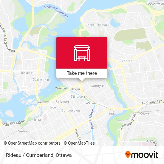 Rideau / Cumberland map