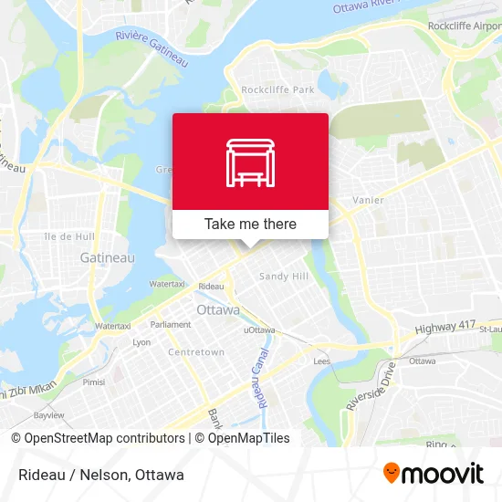Rideau / Nelson map