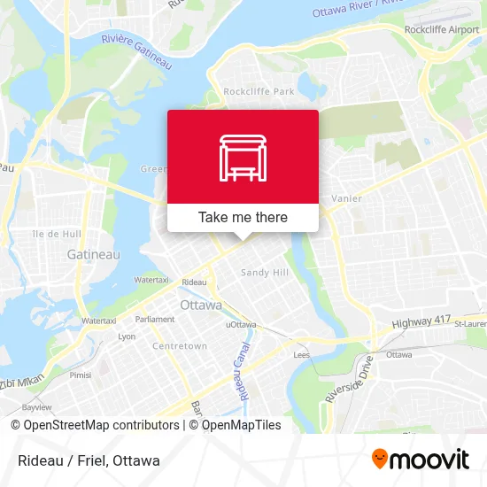 Rideau / Friel map