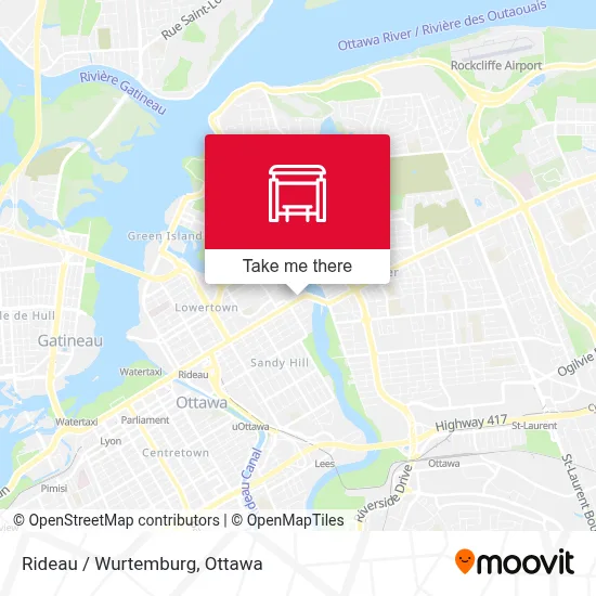 Rideau / Wurtemburg map