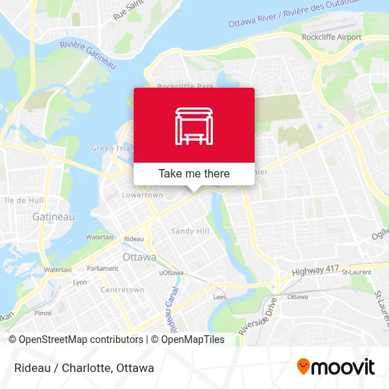Rideau / Charlotte map