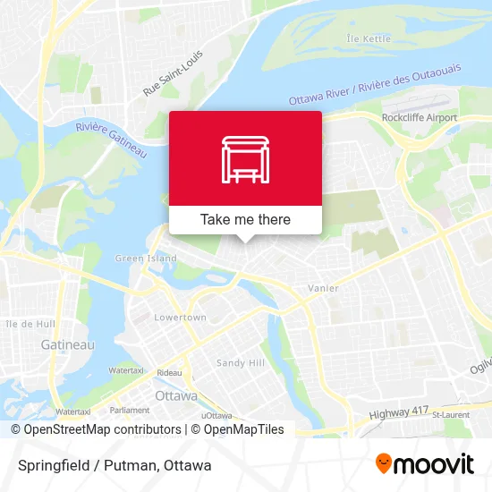 Springfield / Putman map