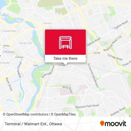 Terminal / Walmart Ent. map