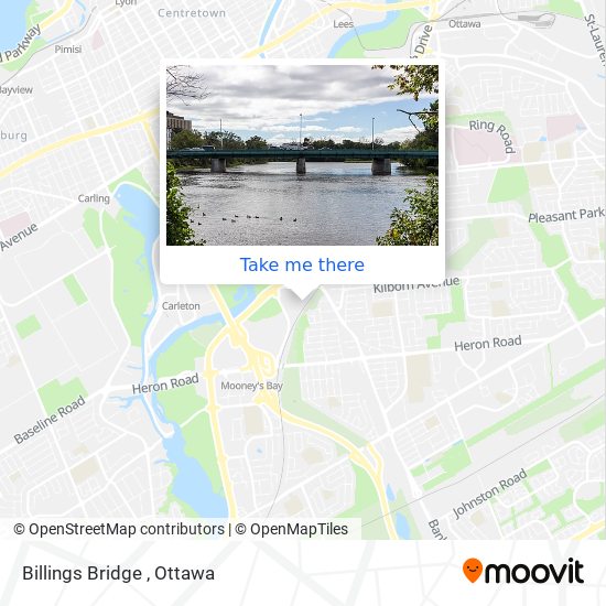 Billings Bridge map