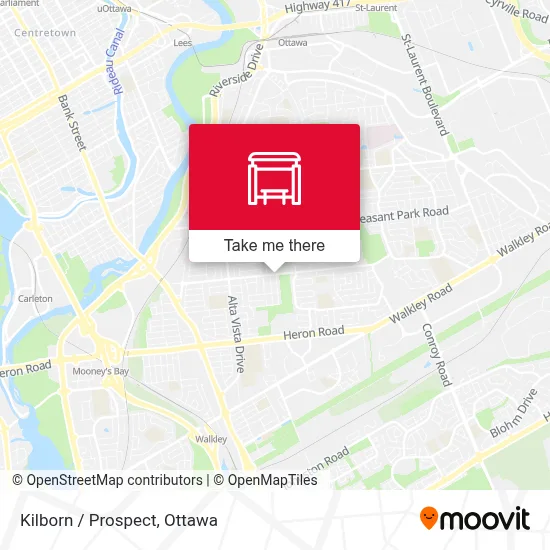 Kilborn / Prospect map