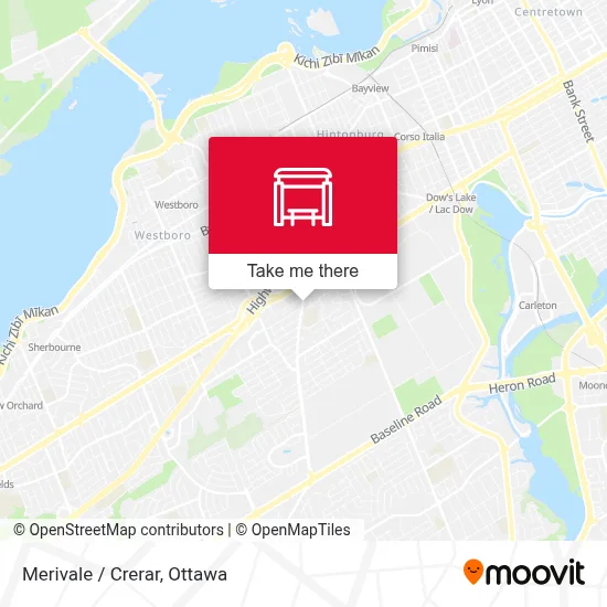 Merivale / Crerar map