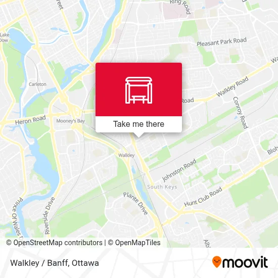 Walkley / Banff map