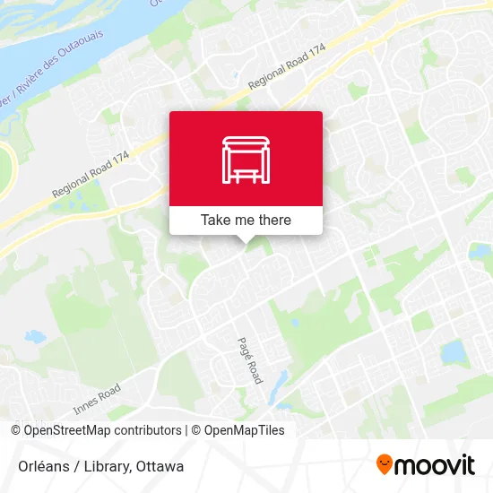 Orléans / Library map