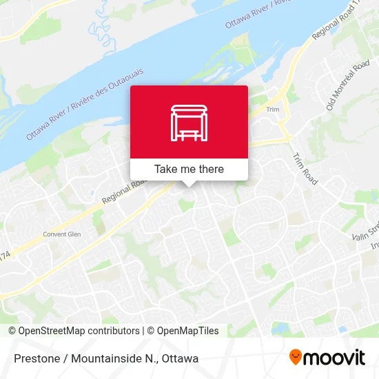 Prestone / Mountainside N. map