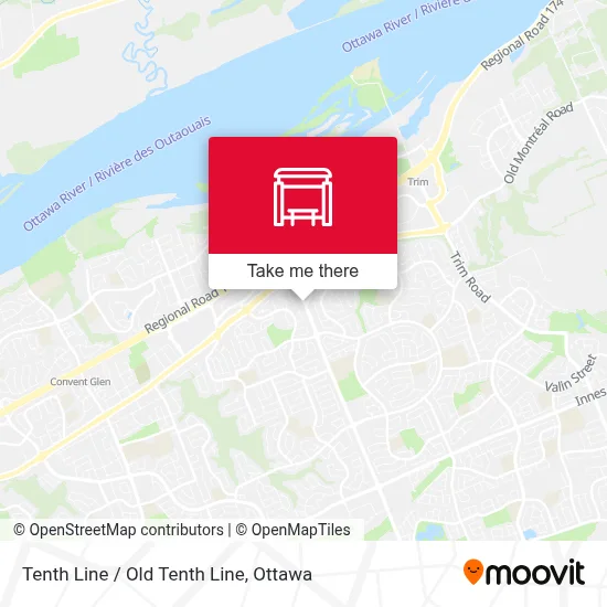Tenth Line / Old Tenth Line map