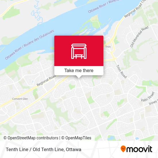 Tenth Line / Old Tenth Line map
