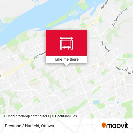 Prestone / Hatfield map