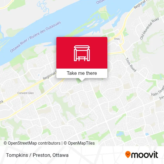 Tompkins / Preston map
