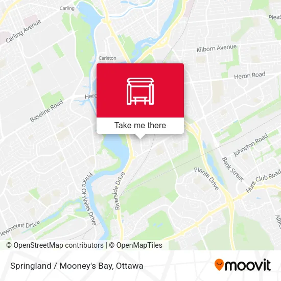 Springland / Mooney's Bay map