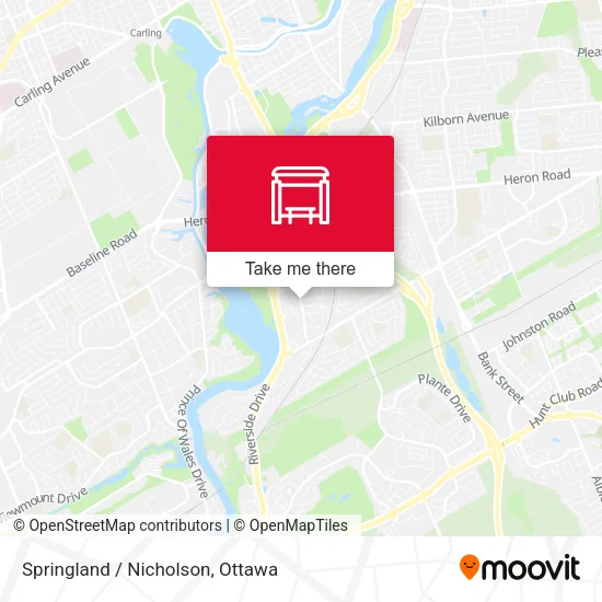 Springland / Nicholson map