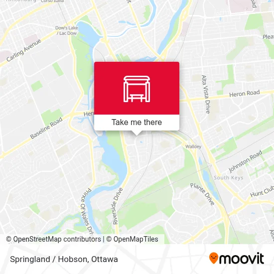 Springland / Hobson map