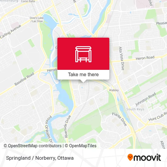 Springland / Norberry map